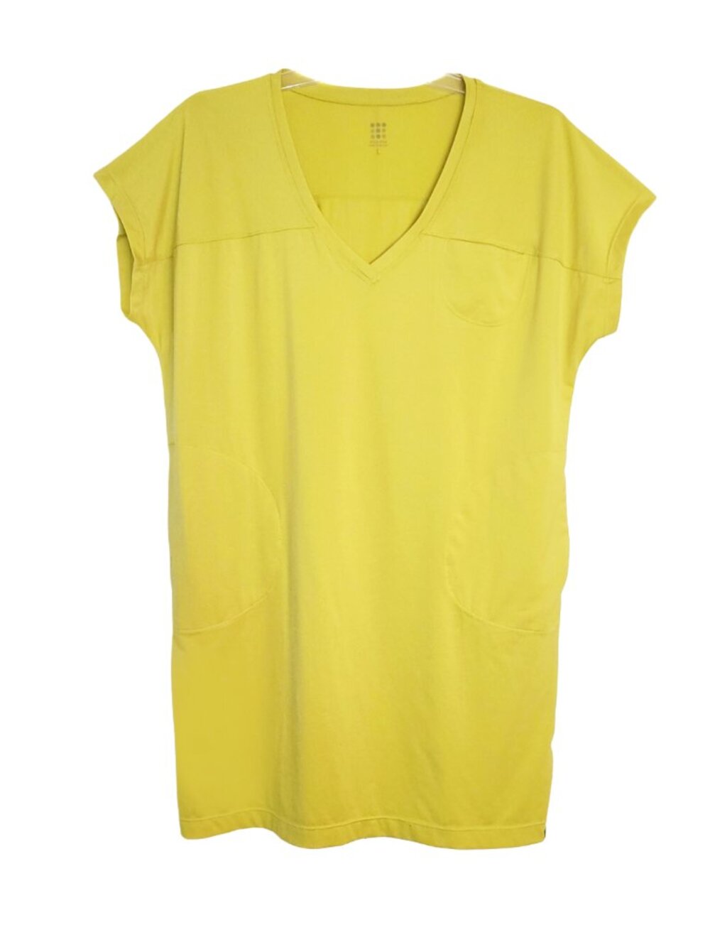 Title Nine Hiolani Tencel V Neck T-Shirt Dress